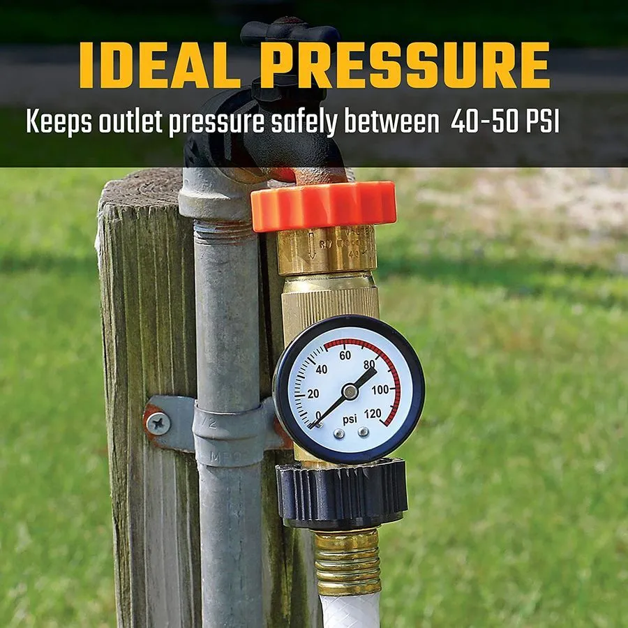 Water Regulator Gauge Combo  L
